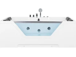 Whirlpool Badewanne Weis Rechteckig 170 X 120 Cm Huaraz
