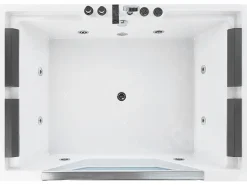 Whirlpool Badewanne Weis Rechteckig 170 X 120 Cm Huaraz
