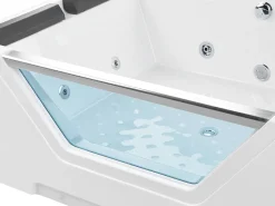 Whirlpool Badewanne Weis Rechteckig 170 X 120 Cm Huaraz