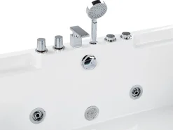 Whirlpool Badewanne Weis Rechteckig 170 X 120 Cm Huaraz