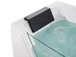 Whirlpool Badewanne Weis Led Unterwasserbeleuchtung 174 X 80 Cm Samana