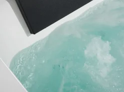 Whirlpool Badewanne Weis Led Unterwasserbeleuchtung 174 X 80 Cm Samana