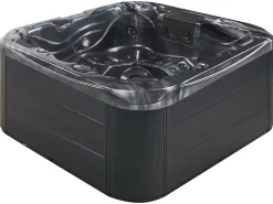 Whirlpool Outdoor Grau Mit Led Quadratisch 200 X 200 Cm Lastarria