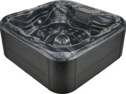 Whirlpool Outdoor Grau Mit Led Quadratisch 200 X 200 Cm Lastarria
