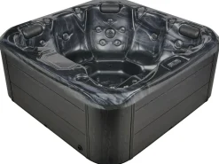 Whirlpool Outdoor Grau Mit Led Quadratisch 200 X 200 Cm Lastarria