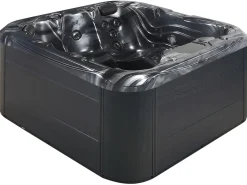 Whirlpool Outdoor Grau Mit Led Quadratisch 200 X 200 Cm Lastarria