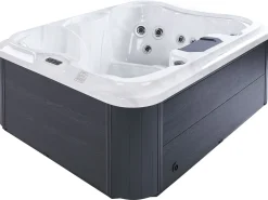 Whirlpool Outdoor Weis Mit Led Rechteckig 180 X 215 Cm Arcelia